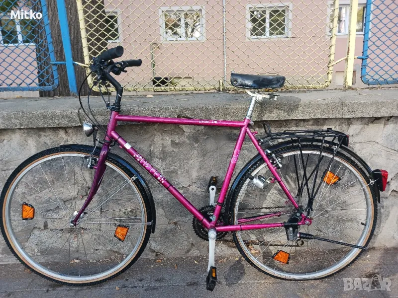 28цола алуминиев велосипед с 21скорости палцови команди в перфектно състояние , снимка 1