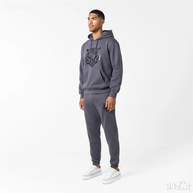 Мъжки спортен суичър Closure London Patent Fury, цвят тъмносив-номер L, снимка 1