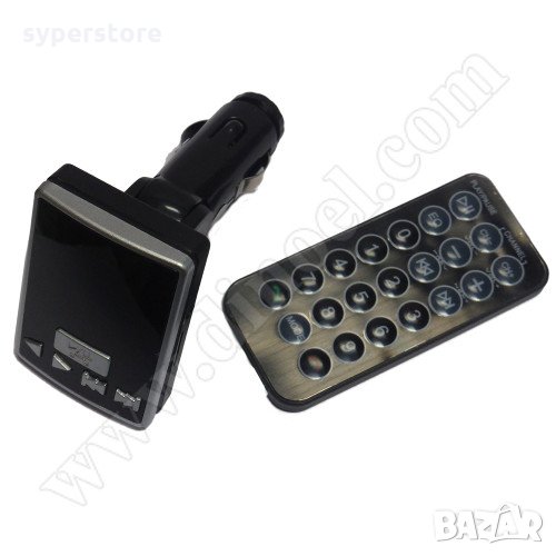 Bluetooth FM трансмитер BT-S6 SS0001002 двойно USB Audio optional Handsfree Phone Charging TF Card, снимка 1