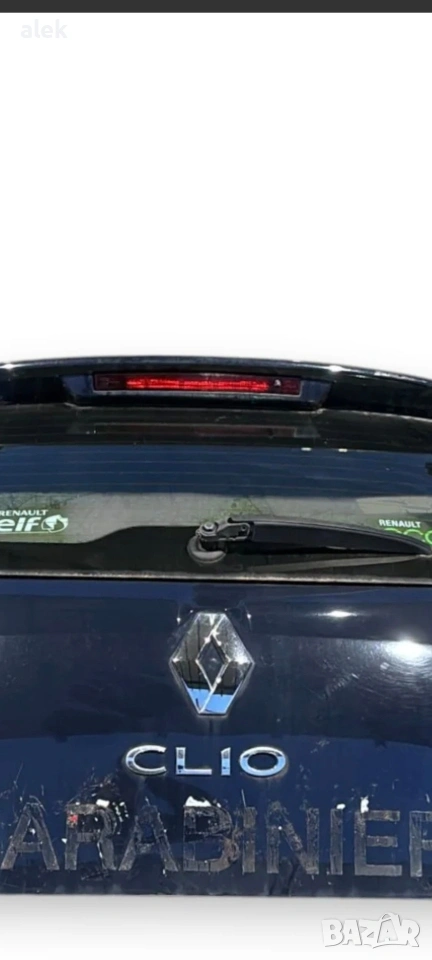 рено клио 4 задно стъкло /горен спойлер, снимка 1