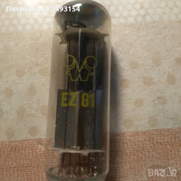 Радио лампа EZ81, снимка 1