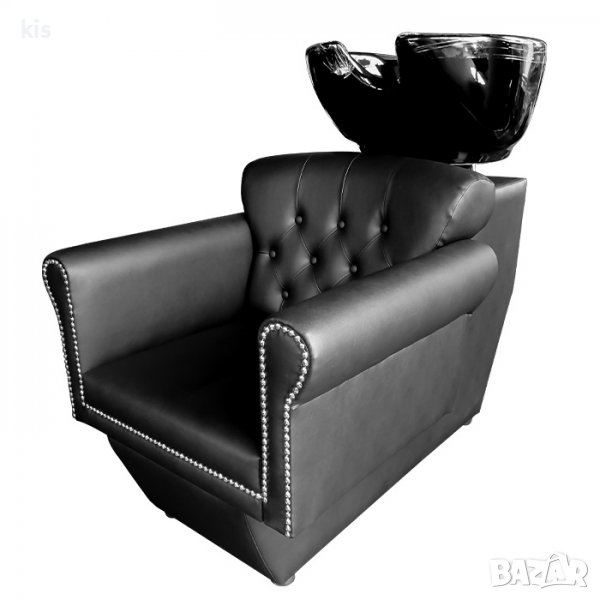Измивна колона AA310 тип кресло с капси - син/черен, снимка 1