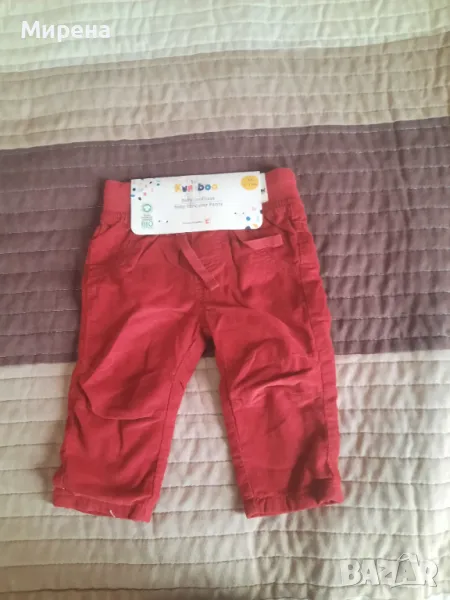 Ново джинсово панталонче размер 74, 6-9 месеца, снимка 1