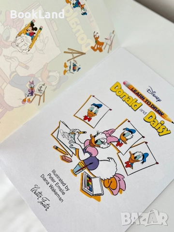 Learn to draw Donald and Daisy , снимка 2 - Други - 51591551