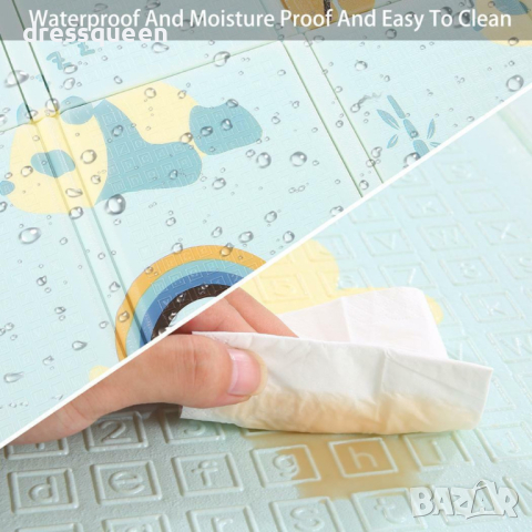 3886 Водоустойчива подложка за игра - сгъваемо шарено килимче, снимка 3 - Други - 44612242