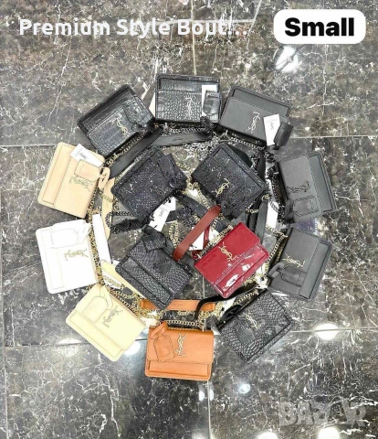 Чанти Yves saint laurent МИНИ :➡️18cm⬆️14cm✨ , снимка 5 - Чанти - 54021239