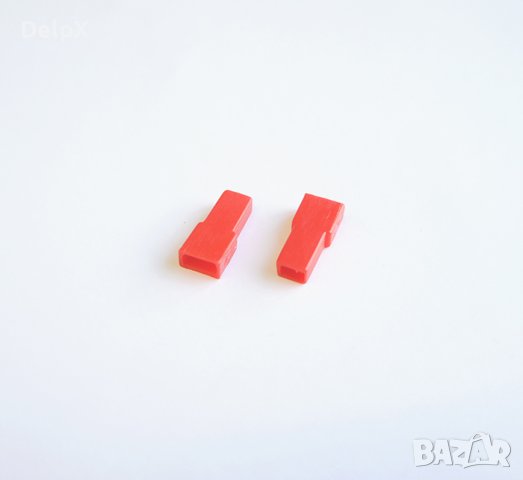 Капачка/маншон за кабелна обувка PVC червена 6,3mm, снимка 1 - Друга електроника - 42588882