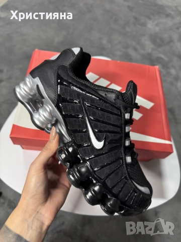 Nike Shox TL Black/Metallic Silver