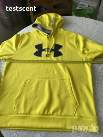 Мъжки суичър Under Armour Storm1 Hoodie XL (Лимитиран / Discontinued модел) ярко жълт Xlarge, снимка 8 - Суичъри - 54011628