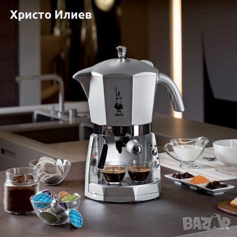 Кафемашина Bialetti Mokona Trio Еспресо кафе машина с ръкохватка, снимка 1 - Кафемашини - 42621570