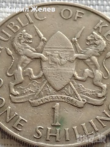 Монета 1 шилинг 1980г. Кения уникат за КОЛЕКЦИОНЕРИ 40886, снимка 2 - Нумизматика и бонистика - 42807535