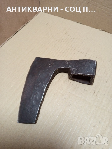 Стара Ръчно Кована Брадва 1.400кг Номер 6., снимка 3 - Антикварни и старинни предмети - 51644675