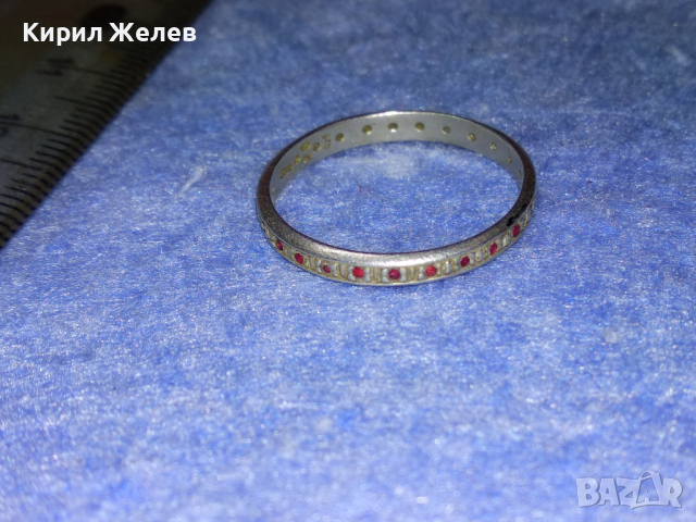 НЕЖЕН СКЪПОЦЕНЕН РУБИНЕН ПРЪСТЕН СРЕБРО 925 На ПАНДОРА с МАРКИРОВКИ За НАТУРАЛЕН РУБИН КАМЪНИ 43769, снимка 13 - Пръстени - 44664477