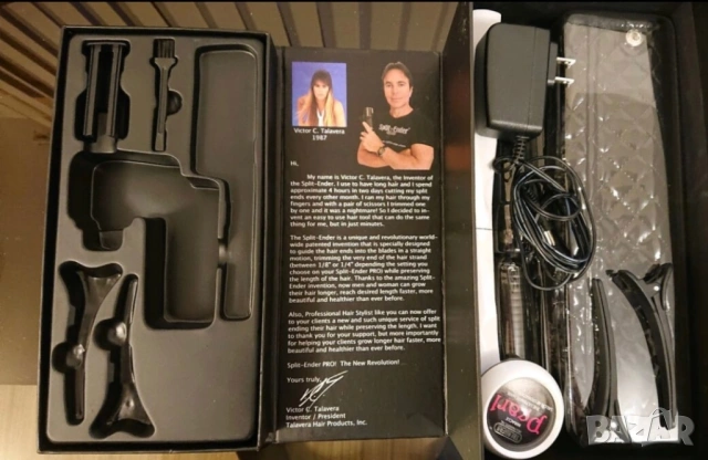 Talavera Split Ender Pro оригинал – професионален уред за цъфтящи краища + бонус, снимка 2 - Маши за коса - 53884472