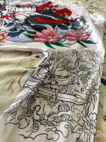 Унисекс худи в черно и бяло, снимка 5 - Суичъри - 48675580