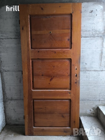 3 дърворезби ръчна изработка на антикварна дървена входна врата крило, снимка 3 - Декорация за дома - 51586828