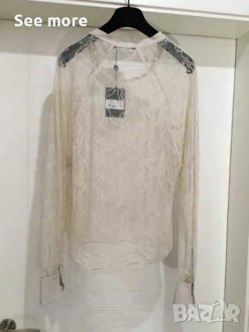Bruuns Bazaar риза/блуза дантела S, снимка 12 - Ризи - 54000088