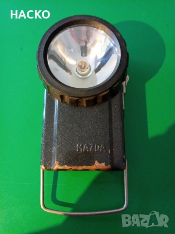 Стар Метален Фенер MAZDA Made in Franse 100% Автентичен 