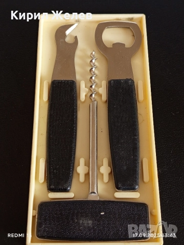 Винтидж комплект тирбушон,отварачки 1973г. СССР рядък за КОЛЕКЦИОНЕРИ 50510, снимка 3 - Други ценни предмети - 51744261