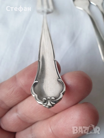 Комплект посребрени вилички, снимка 3 - Антикварни и старинни предмети - 53181497