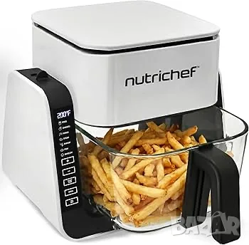 NutriChef – Фритюрник с горещ въздух и грил 4 QT, снимка 2 - Фритюрници - 55749428