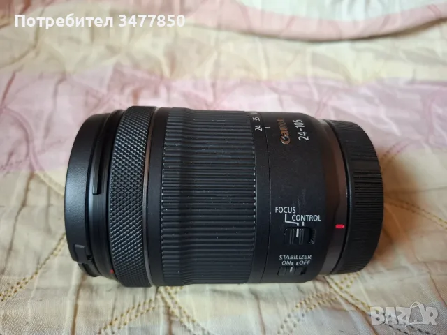 Обектив Canon RF 24-105mm f/4-7.1 IS STM, снимка 2 - Обективи и филтри - 56014863