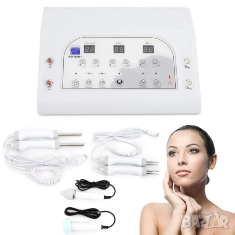 Професионален Козметичен уред 2 в 1 - ултразвук и био лифтинг, снимка 2 - Козметични уреди - 52035616