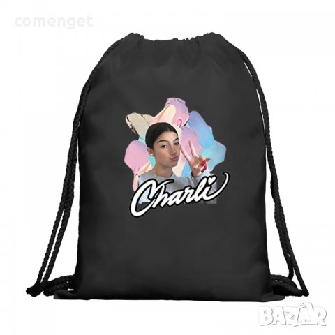 ТИК ТОК / TIK TOK - ЧАРЛИ Мърч / CHARLI D'AMELIO МЪРЧ раница / мешка - 6 МОДЕЛА!, снимка 3 - Раници - 31837726