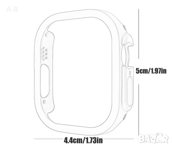 Apple watch Ultra Case/Кейс 360, снимка 6 - Калъфи, кейсове - 53948258