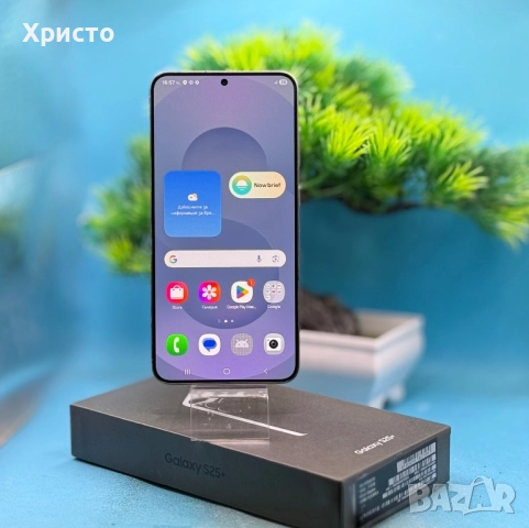 ГАРАНЦИОНЕН!!! Samsung Galaxy S25+, 12GB RAM, 512GB, 5G, Silver Shadow , снимка 2 - Samsung - 52558726