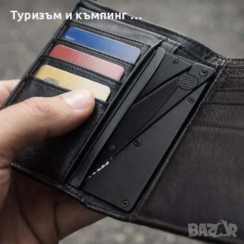 Сгъваем нож / кредитна карта /, снимка 8 - Ножове - 56106616