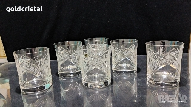 кристални чаши , снимка 4 - Антикварни и старинни предмети - 53309934
