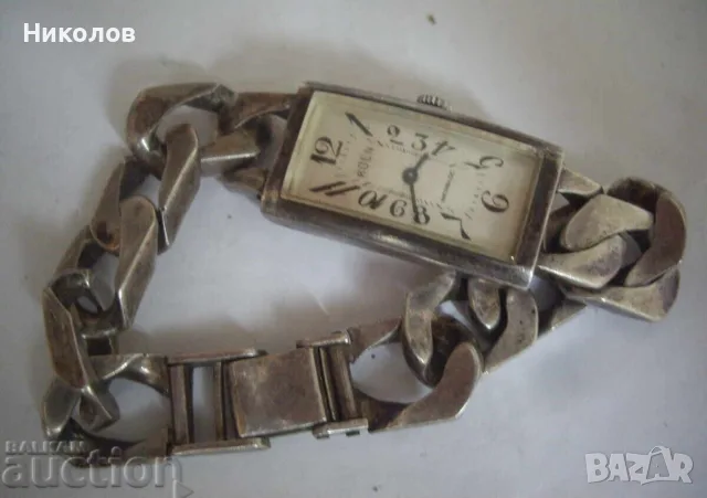 ROEN 100 ГОДИШЕН СРЕБЪРЕН ШВЕЙЦАРСКИ ЧАСОВНИК