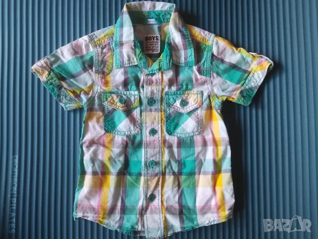 HEMA детска риза къс ръкав -  за момче 98-104 см., снимка 4 - Детски ризи - 49416494