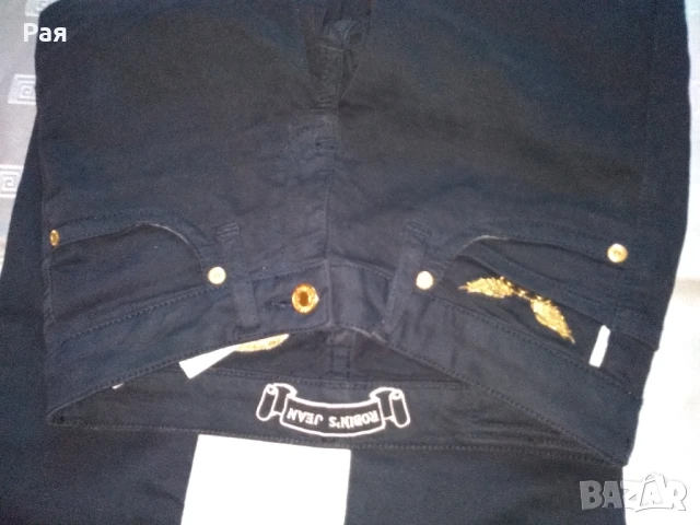 Дамски черни дънки слим модел Robins Jeans, снимка 13 - Дънки - 50684436