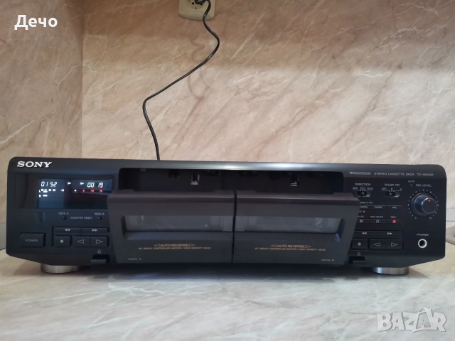 Касетен дек Sony tc we405, снимка 11 - Декове - 52872332
