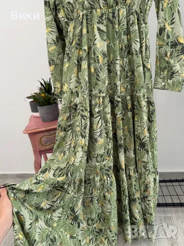 Дълга рокля в размер M, снимка 10 - Рокли - 48428421