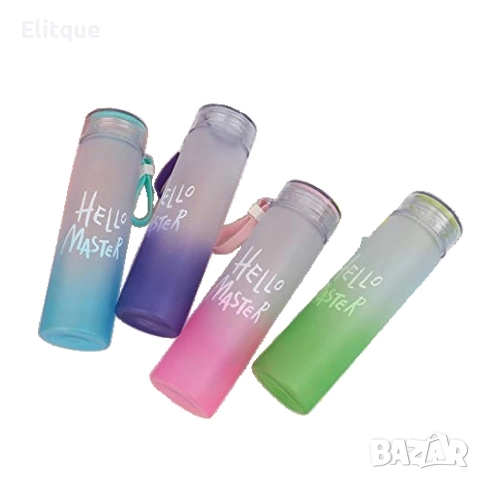 500 мл градиентна цветна бутилка за вода, снимка 10 - Буркани, бутилки и капачки - 52840541