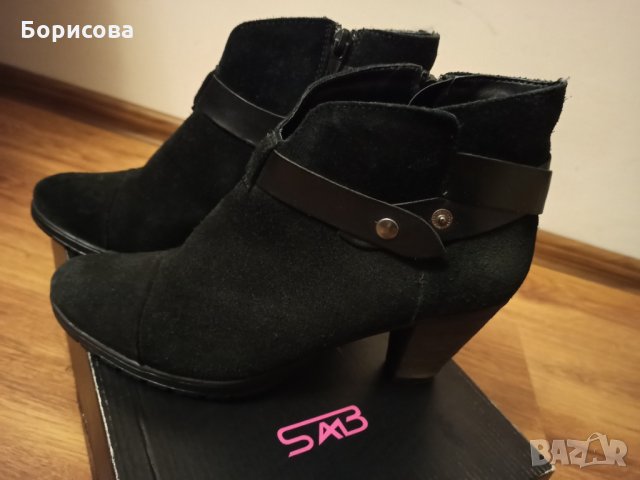 Дамски велурени обувки Nickels, снимка 9 - Дамски боти - 31105005