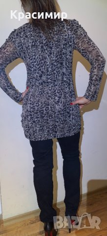 Туника еластична Леопард, снимка 2 - Туники - 31321887