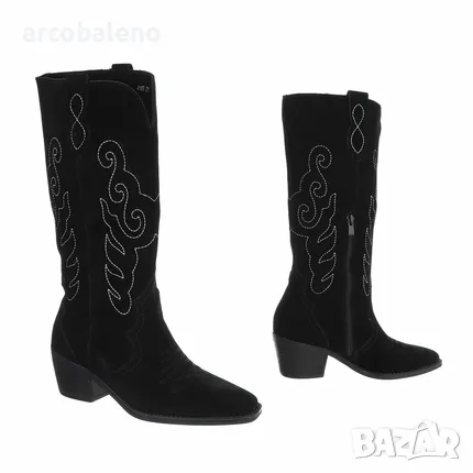 Дамски ботуши от естествена кожа на висок ток, 3цвята , снимка 9 - Дамски ботуши - 47273097