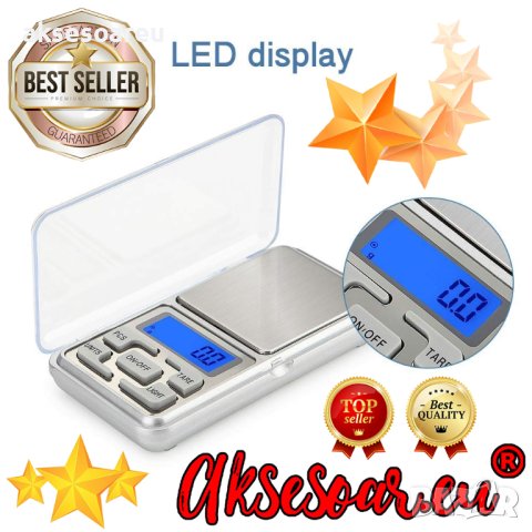 Кантарче 200g/300g/500g x 0,01g цифрова мини джобна електронна везна с висока прецизност за бижута , снимка 6 - Аксесоари за кухня - 42328458