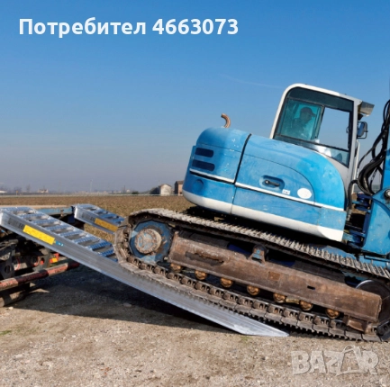 Алуминиеви товарни рампи за колесни и верижни машини, снимка 2 - Други машини и части - 52570890