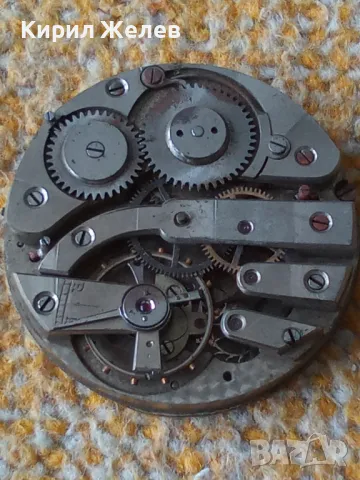 МЕХАНИЗЪМ от КОЛЕКЦИОНЕРСКИ СТАР ДЖОБЕН ЧАСОВНИК с ПОРЦЕЛАНОВ ЦИФЕРБЛАТ с РИМСКИ ЦИФРИ 49649, снимка 13 - Антикварни и старинни предмети - 48575806