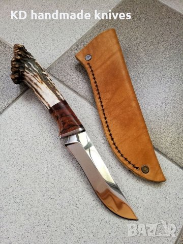 Ръчно изработен ловен нож от марка KD handmade knives ловни ножове, снимка 15 - Ловно оръжие - 30284314