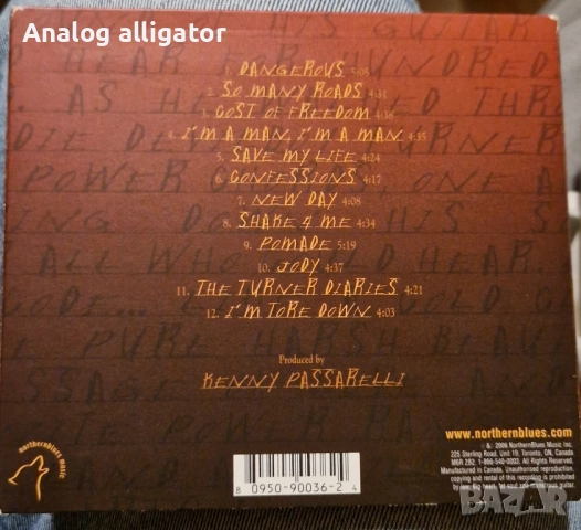 Eddie Turner Us blues, снимка 2 - CD дискове - 52031473