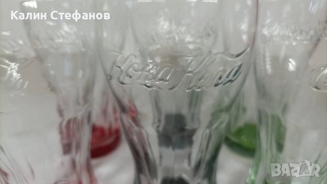Чаши кока кола три цвята на кирилица, снимка 6 - Колекции - 51608983