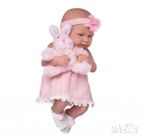 Кукла Junfa Pure Baby в розово 35см, снимка 8 - Кукли - 51948109