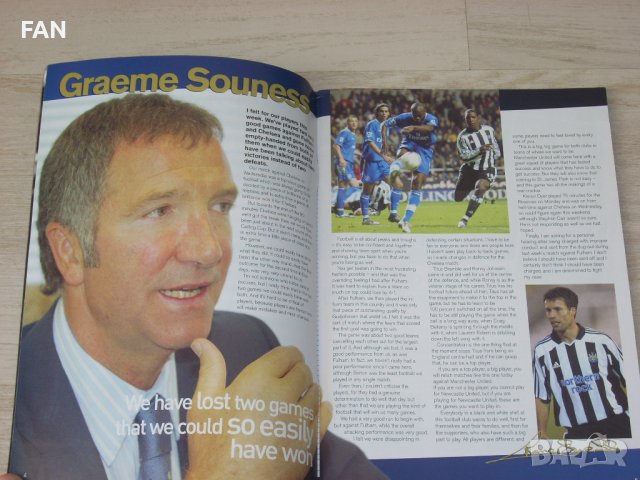 НЮКАСЪЛ - МАНЧЕСТЪР ЮНАЙТЕД оригинални английски футболни програми Висша лига 2001, 2002, 2003, 2004, снимка 14 - Фен артикули - 39969188