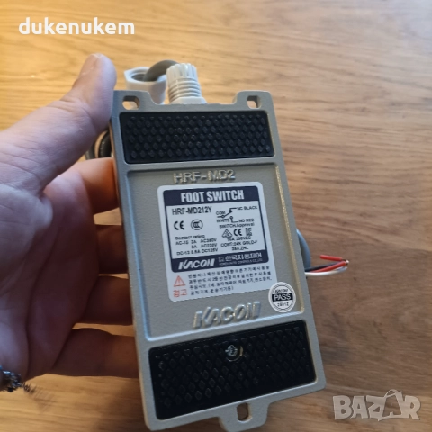 Метален педален превключвател – моментен, устойчив, IP54, снимка 9 - Други инструменти - 52694898